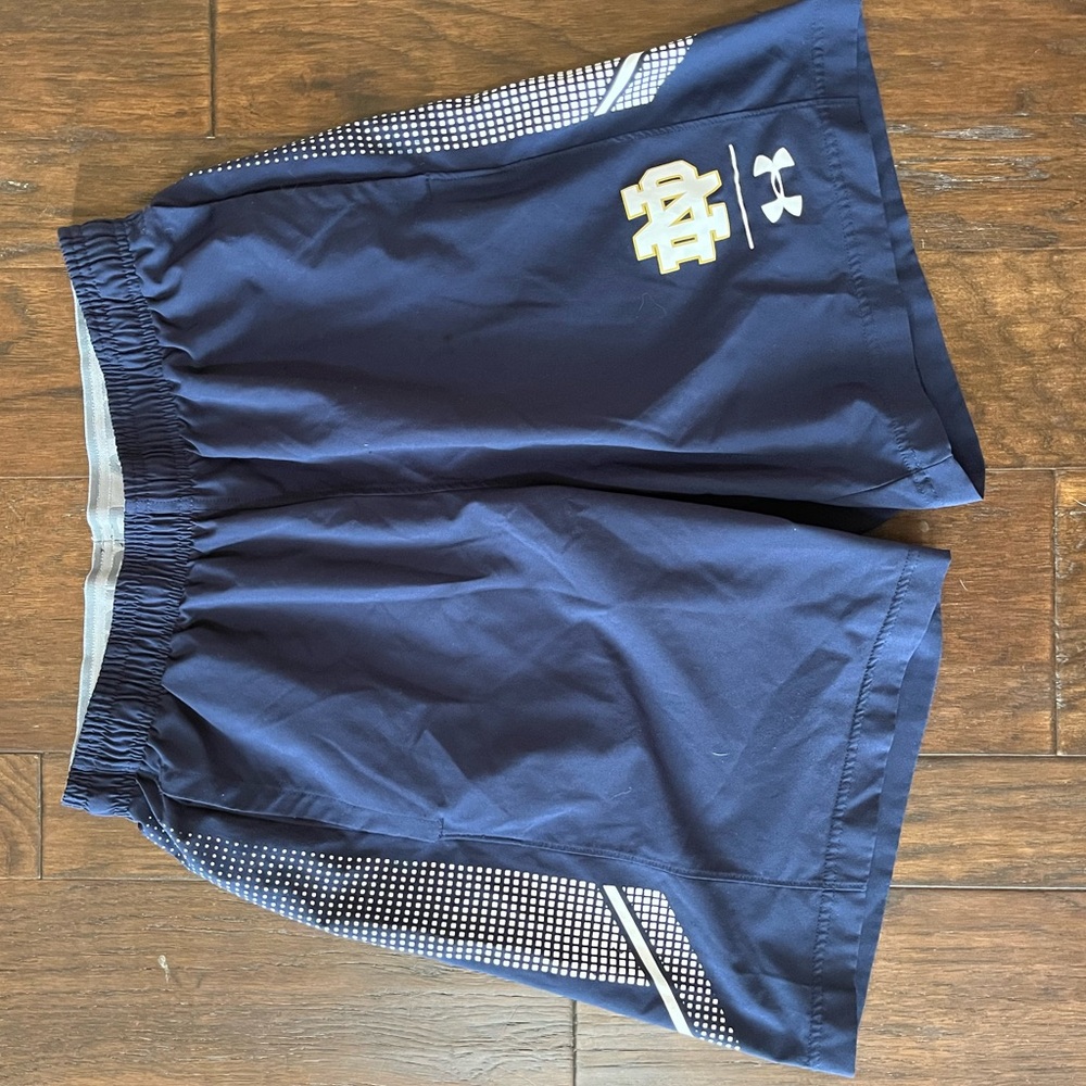 Under Armour Notre Dame Shorts Size Medium